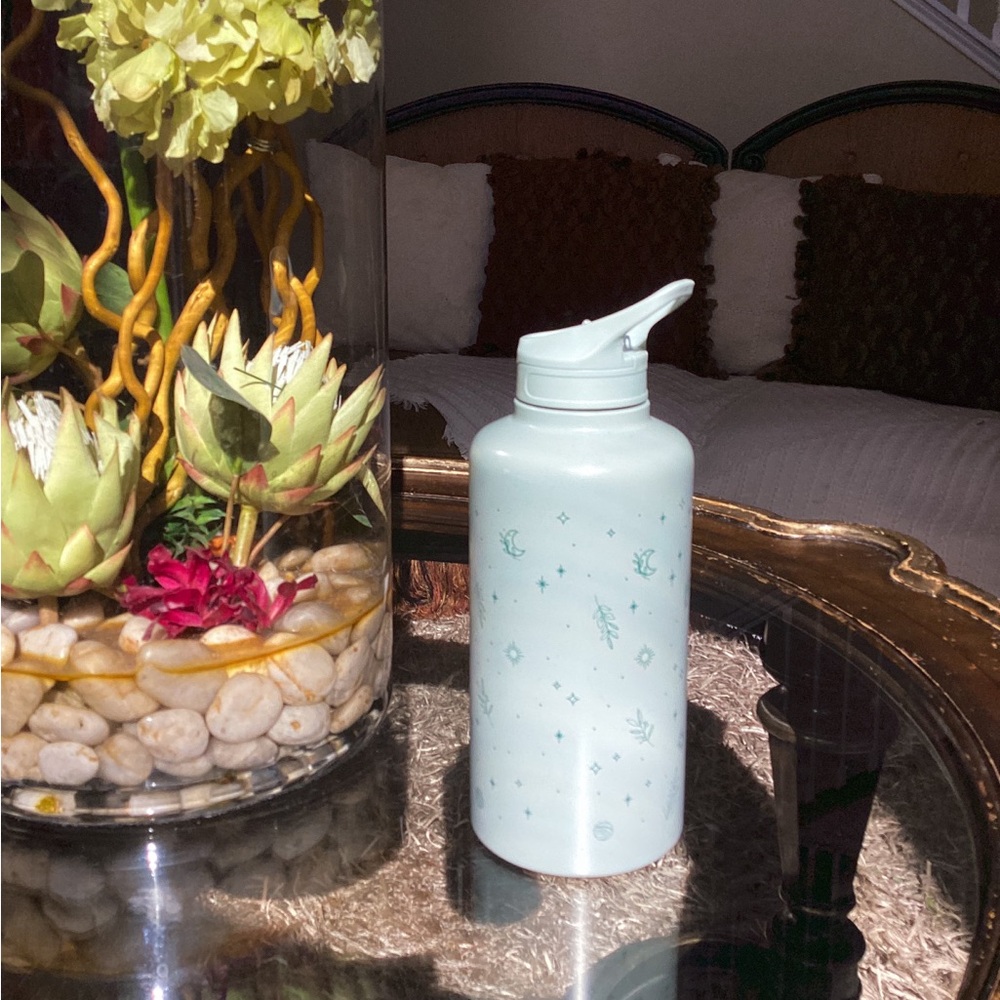 Blogilates 62oz Stainless Steel Water Bottle - Light Mint Green
